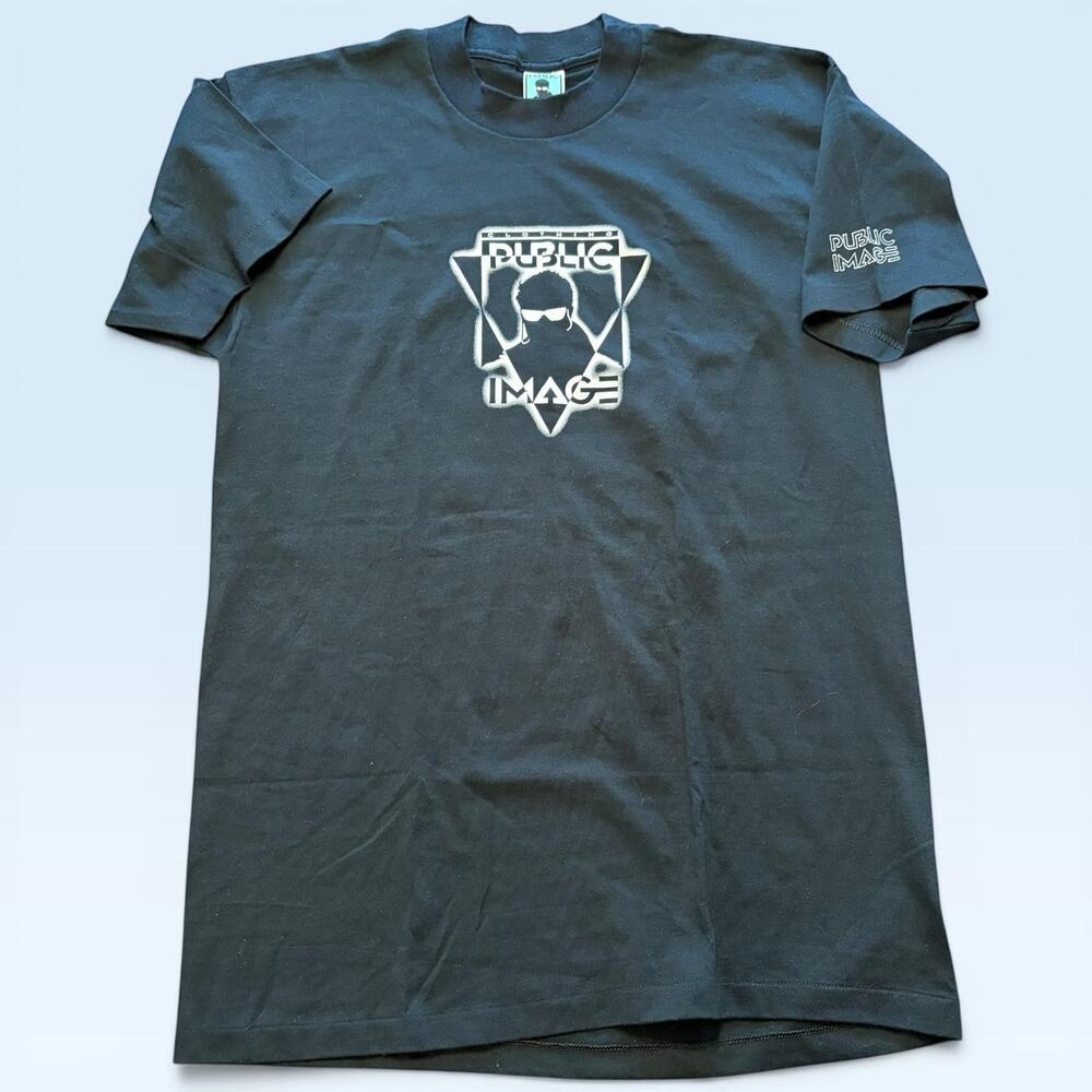 Vtg Public Image Shirt L Graphic Tee T-Shirt Made USA 80s